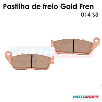 Pastilha de freio Gold Fren 014 S3